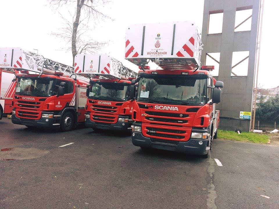 AERIAL LADDERS DELIVERED IN ISTANBUL